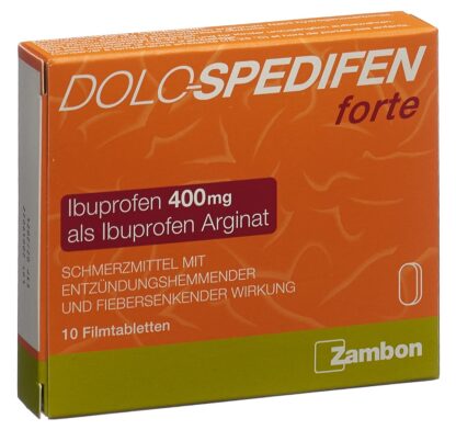 DOLO SPEDIFEN forte cpr pell 400 mg 10 pce - immagine 3