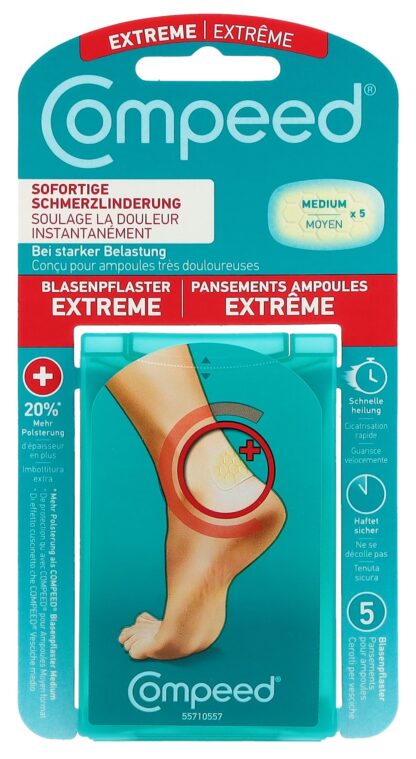 COMPEED pansement ampoules extrême talon 5 pce - immagine 2