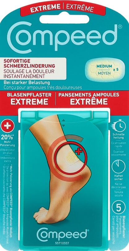 COMPEED pansement ampoules extrême talon 5 pce