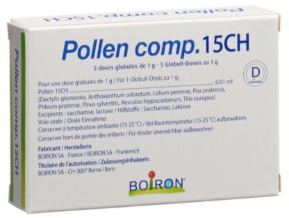 BOIRON pollen comp glob 15 CH 5 x 1 dos - immagine 4