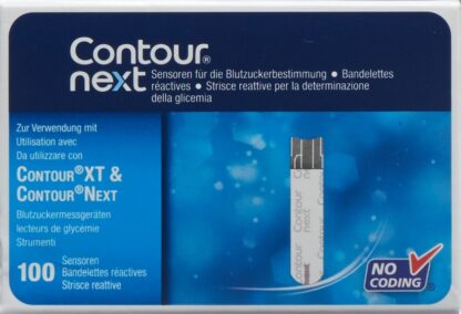 CONTOUR NEXT bandelettes réactives 100 pce
