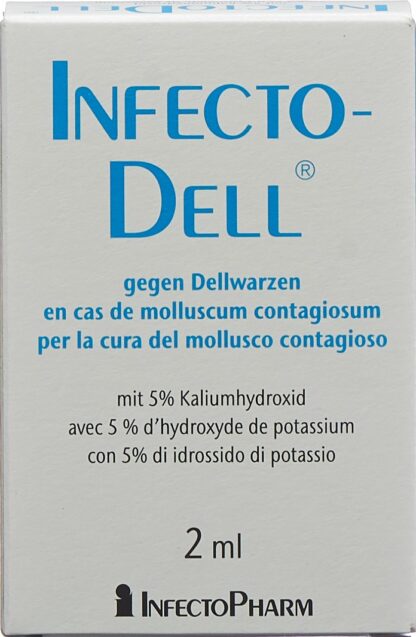 INFECTODELL en cas molluscum contagiosum sol 2 ml