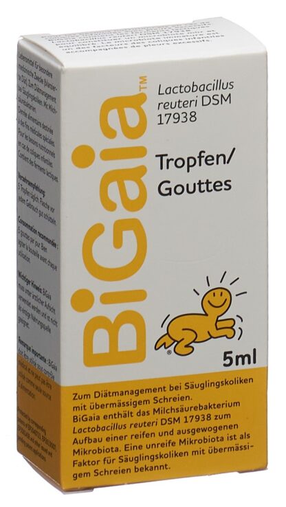 BIGAIA gouttes av Lactobacillus reuteri 5 ml - immagine 2