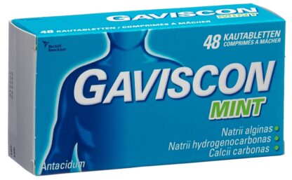 GAVISCON cpr croquer mint 48 pce - immagine 2