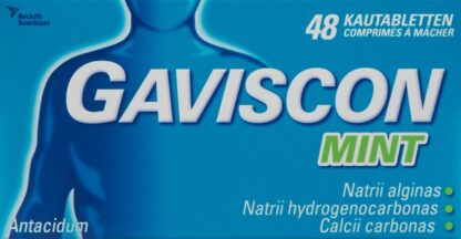 GAVISCON cpr croquer mint 48 pce