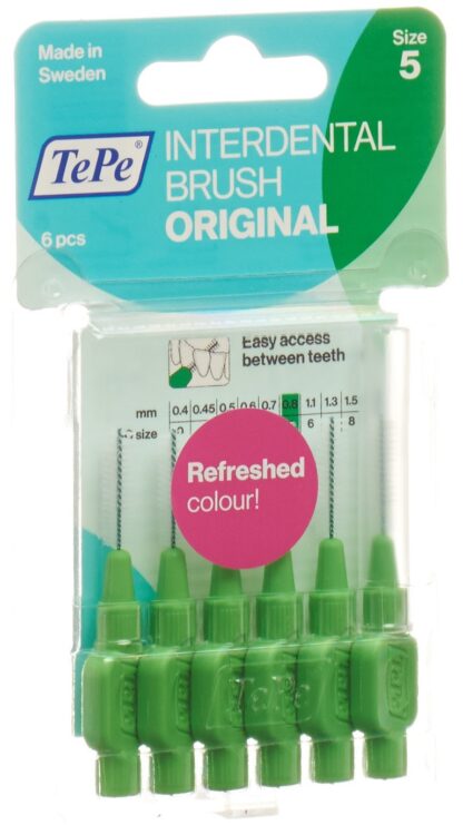 TEPE Interdental Brush 0.8mm vert blist 6 pce - immagine 2
