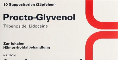PROCTO-GLYVENOL supp 400 mg 10 pce
