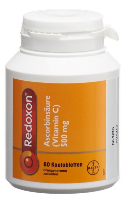REDOXON cpr croquer 500 mg orange s sucre 60 pce - immagine 7