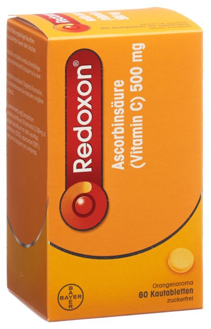 REDOXON cpr croquer 500 mg orange s sucre 60 pce - immagine 3