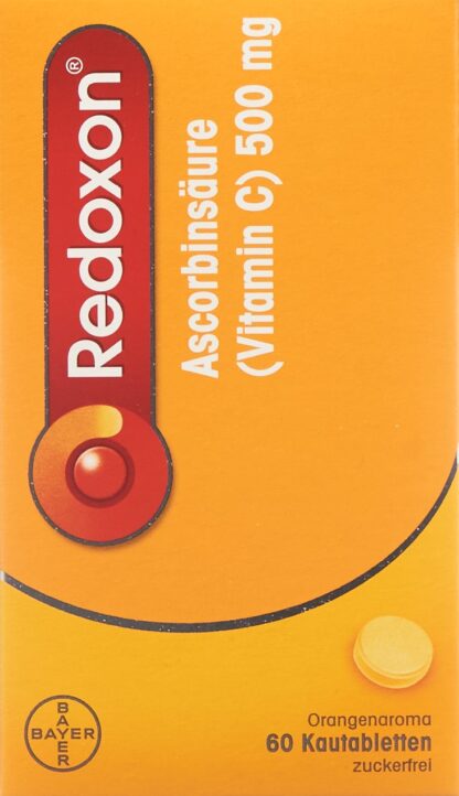 REDOXON cpr croquer 500 mg orange s sucre 60 pce
