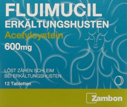 FLUIMUCIL toux grasse cpr 600 mg 12 pce