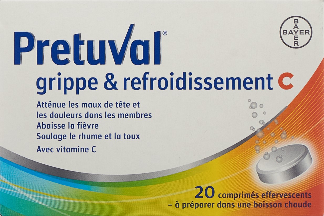 PRETUVAL grippe et refroidissem C cpr eff 20 pce - immagine 2