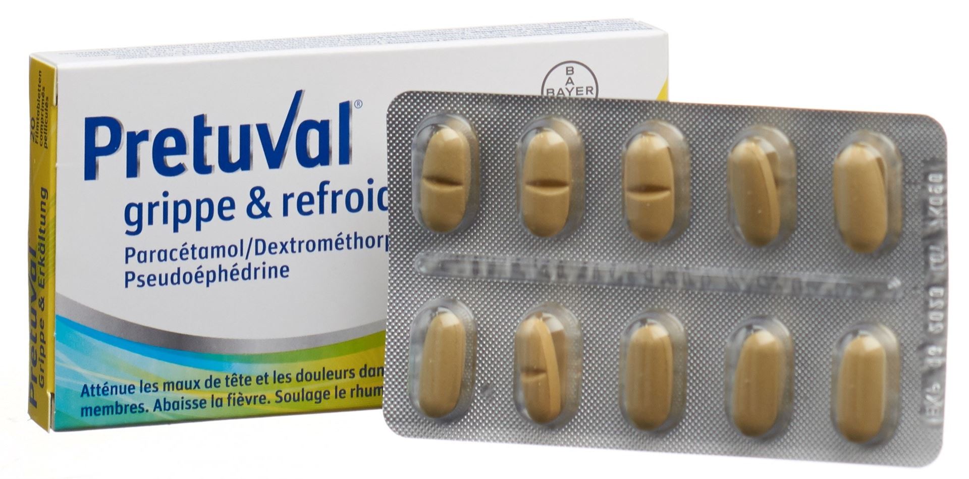 PRETUVAL grippe et refroidissem cpr pell 20 pce - immagine 6