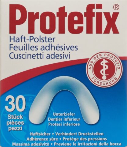 PROTEFIX coussins adhésifs mâchoire inféri 30 pce
