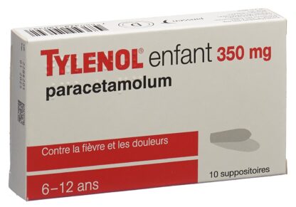 TYLENOL enfants supp 350 mg 10 pce - immagine 4