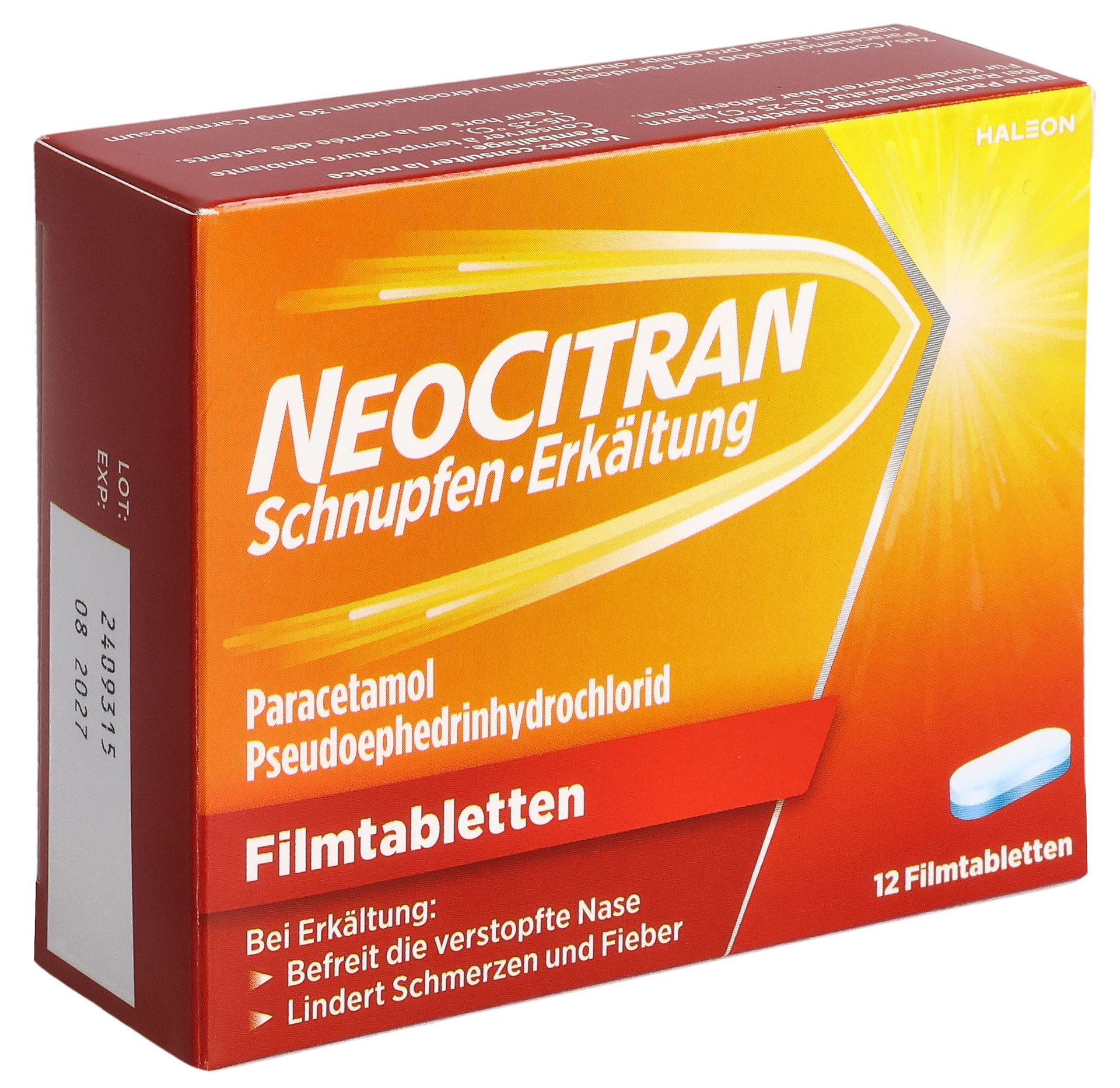 NEOCITRAN Rhume/Refroidissement cpr pell 12 pce - immagine 3