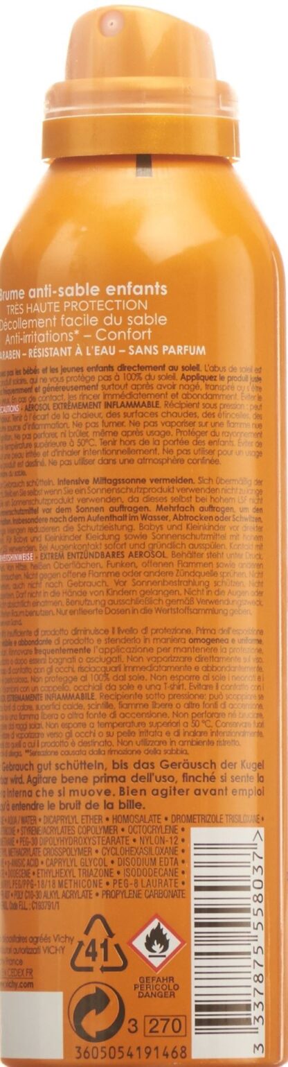 VICHY Ideal Soleil Anti-Sable Enfan SPF50+ 200 ml - immagine 2