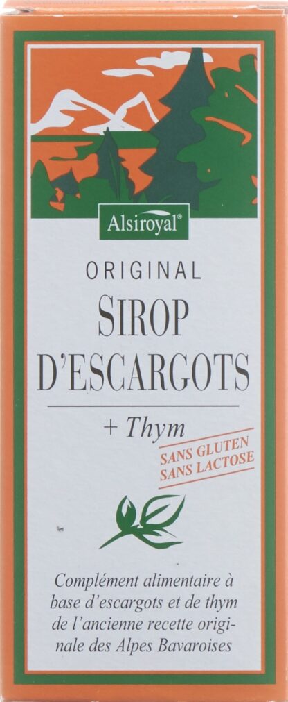 ALSIROYAL Original sirop escargots thym 150 ml - immagine 2