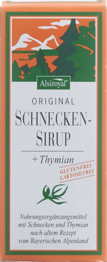 ALSIROYAL Original sirop escargots thym 150 ml