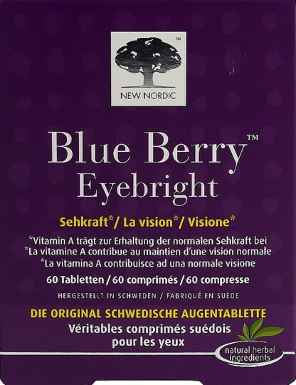 NEW NORDIC Blue Berry Eyebright cpr 60 pce