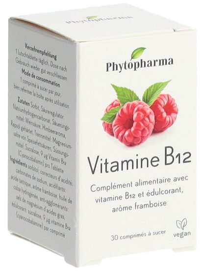 PHYTOPHARMA Vitamine B12 cpr sucer bte 30 pce - immagine 4