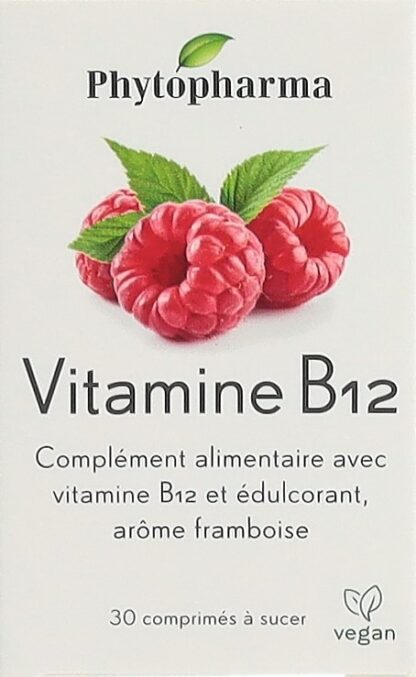 PHYTOPHARMA Vitamine B12 cpr sucer bte 30 pce - immagine 2