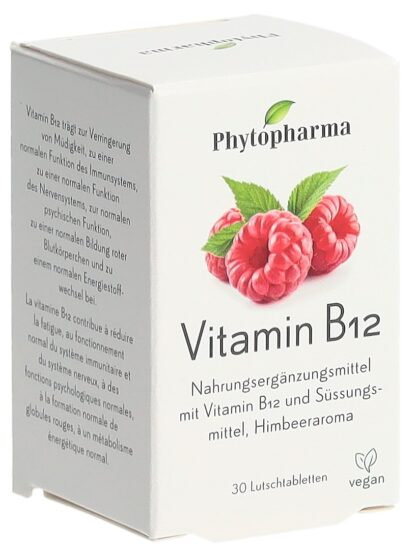 PHYTOPHARMA Vitamine B12 cpr sucer bte 30 pce - immagine 3