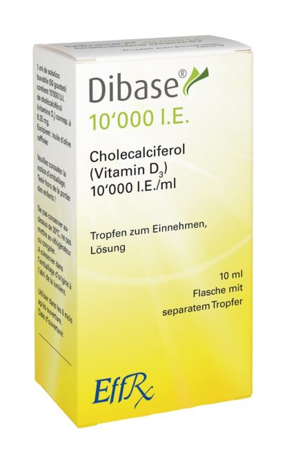DIBASE gouttes 10000 UI/ml av pipette fl 10 ml