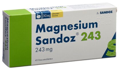 MAGNESIUM Sandoz cpr eff 243 mg bte 40 pce - immagine 3