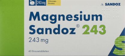 MAGNESIUM Sandoz cpr eff 243 mg bte 40 pce