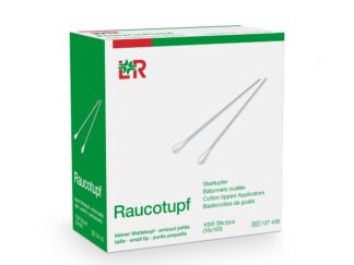 RAUCOTUPF bâtonn coton bois 15cm petit 100 pce