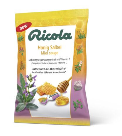 RICOLA Miel sauge avec sucre sach 75 g - immagine 2