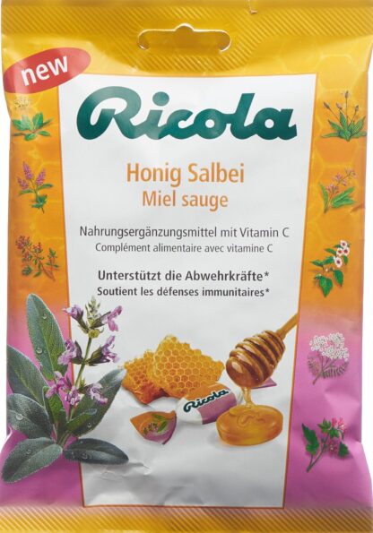 RICOLA Miel sauge avec sucre sach 75 g