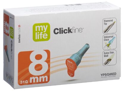 MYLIFE Clickfine aiguilles 8mm 31G 100 pce - immagine 2