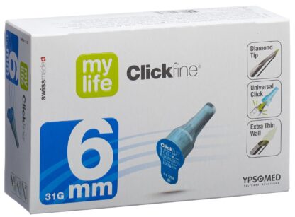 MYLIFE Clickfine aiguilles 6mm 31G 100 pce - immagine 2