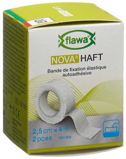 FLAWA NOVA Haft bande gaze cohésive 2.5cmx4m 2 pce - immagine 4
