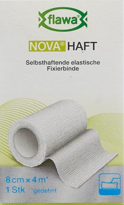 FLAWA NOVA Haft bande gaze cohésive 8cmx4m
