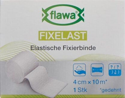 FLAWA Fixelast bande de gaze 4cmx10m