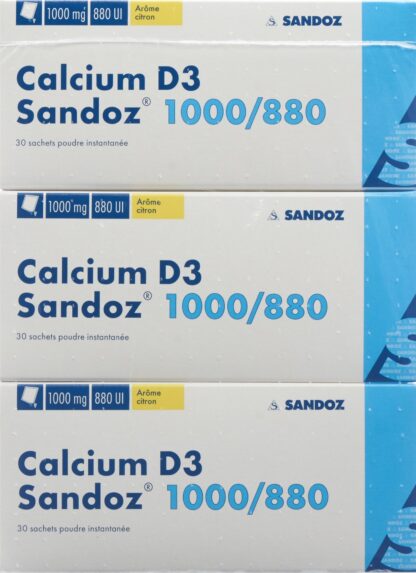 CALCIUM D3 Sandoz pdr 1000/880 sach 90 pce