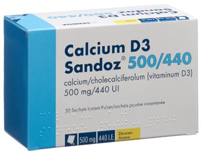CALCIUM D3 Sandoz pdr 500/440 sach 30 pce - immagine 2