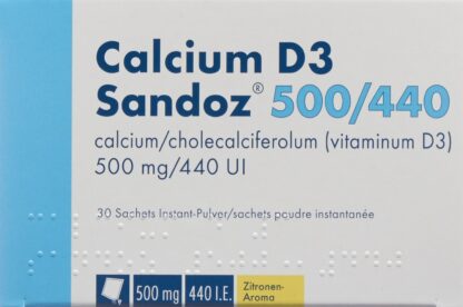 CALCIUM D3 Sandoz pdr 500/440 sach 30 pce