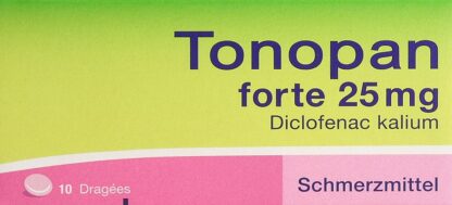 TONOPAN forte drag 25 mg 10 pce
