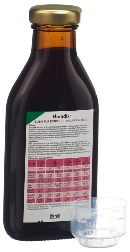 FLORADIX Fer + vitamines pour enfants fl 250 ml - immagine 5
