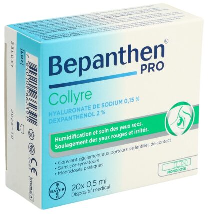 BEPANTHEN PRO collyre 20 monodos 0.5 ml - immagine 4