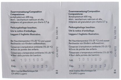 SOLMUCOL toux grasse gran 600 mg sach 20 pce - immagine 8