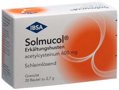 SOLMUCOL toux grasse gran 600 mg sach 20 pce - immagine 3