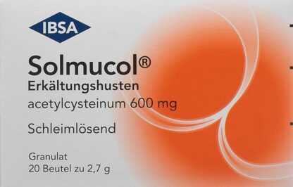 SOLMUCOL toux grasse gran 600 mg sach 20 pce