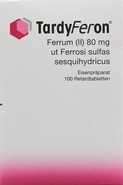 TARDYFERON cpr ret 80 mg 100 pce