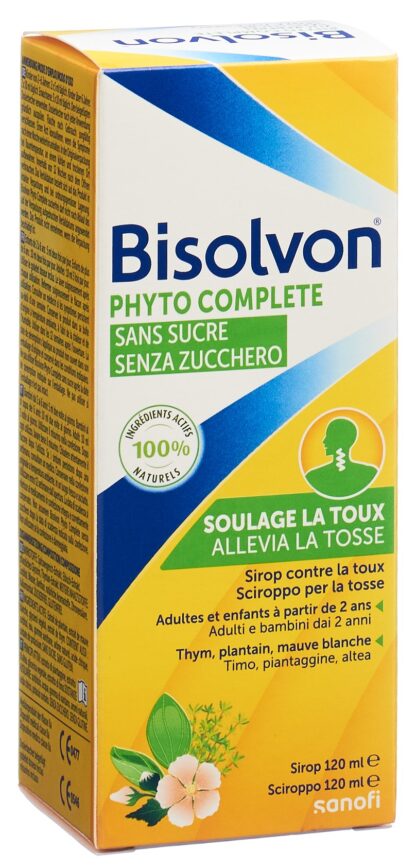BISOLVON Phyto Compl sirop s suc cont toux 120 ml - immagine 4