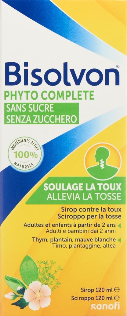 BISOLVON Phyto Compl sirop s suc cont toux 120 ml - immagine 2
